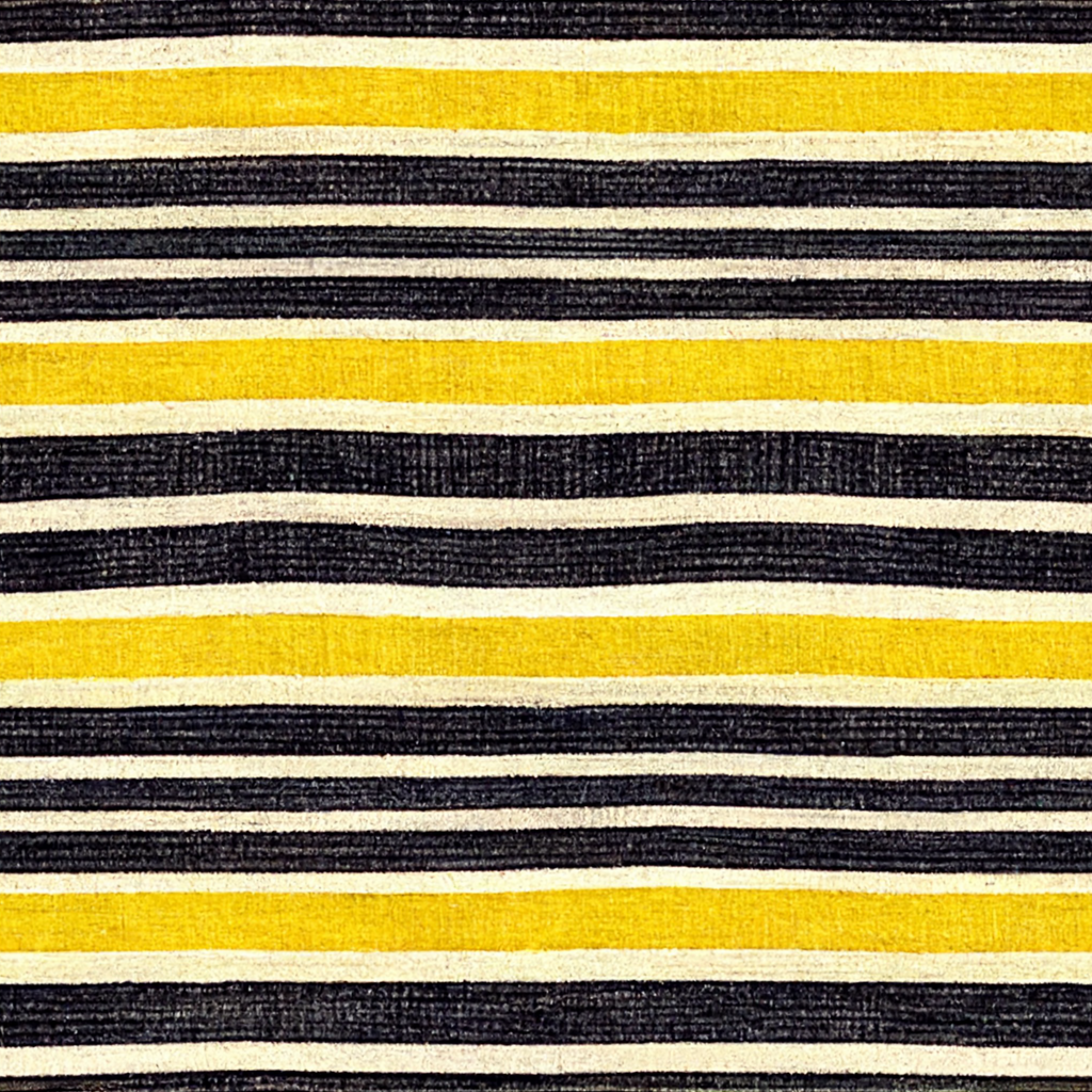 Image of Pattern Repeating of stripes design black white and yellow