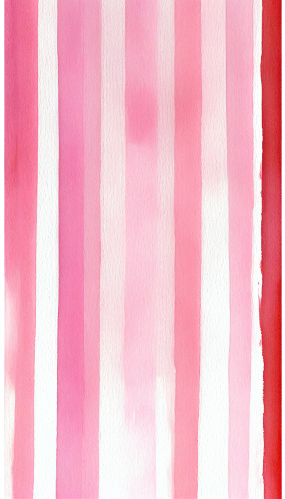 Stripes Pink Watercolor Background Wallpaper
