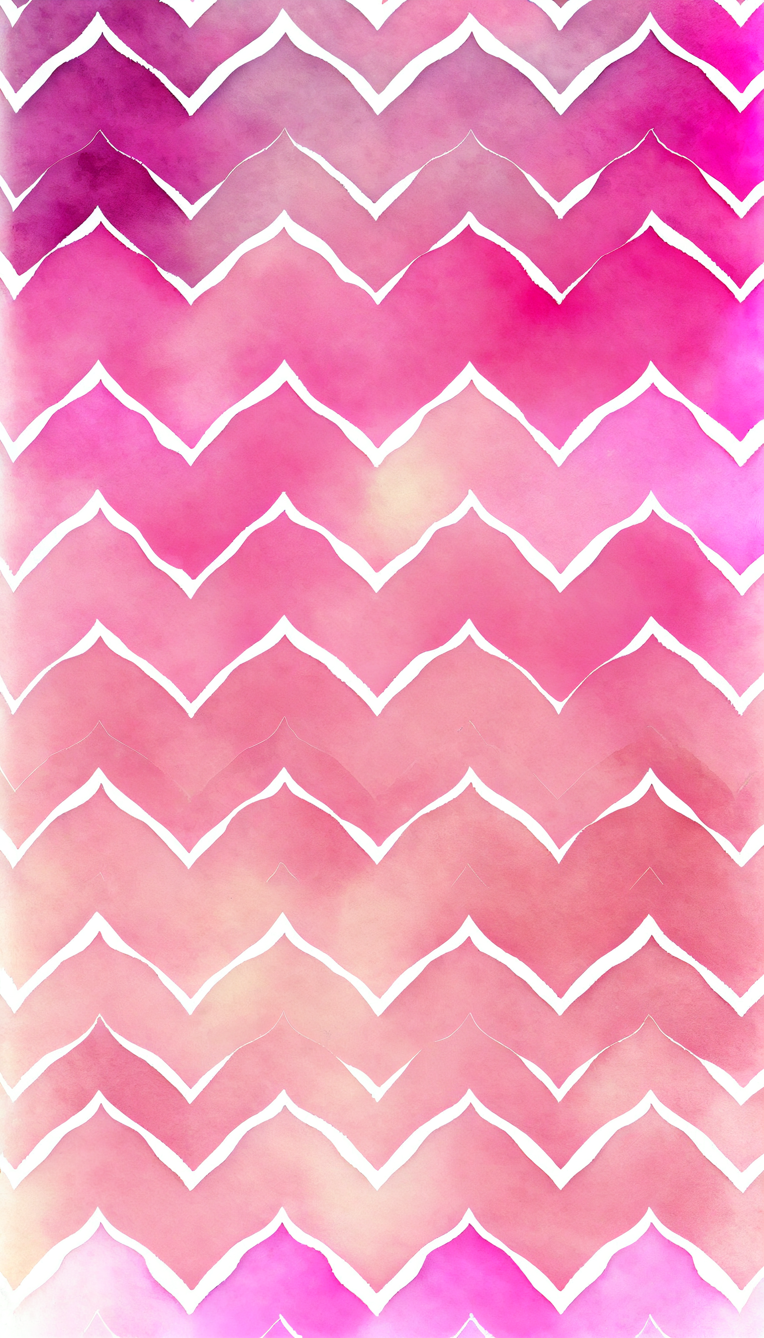 Pink ombre geometric phone wallpaper background watercolor pattern