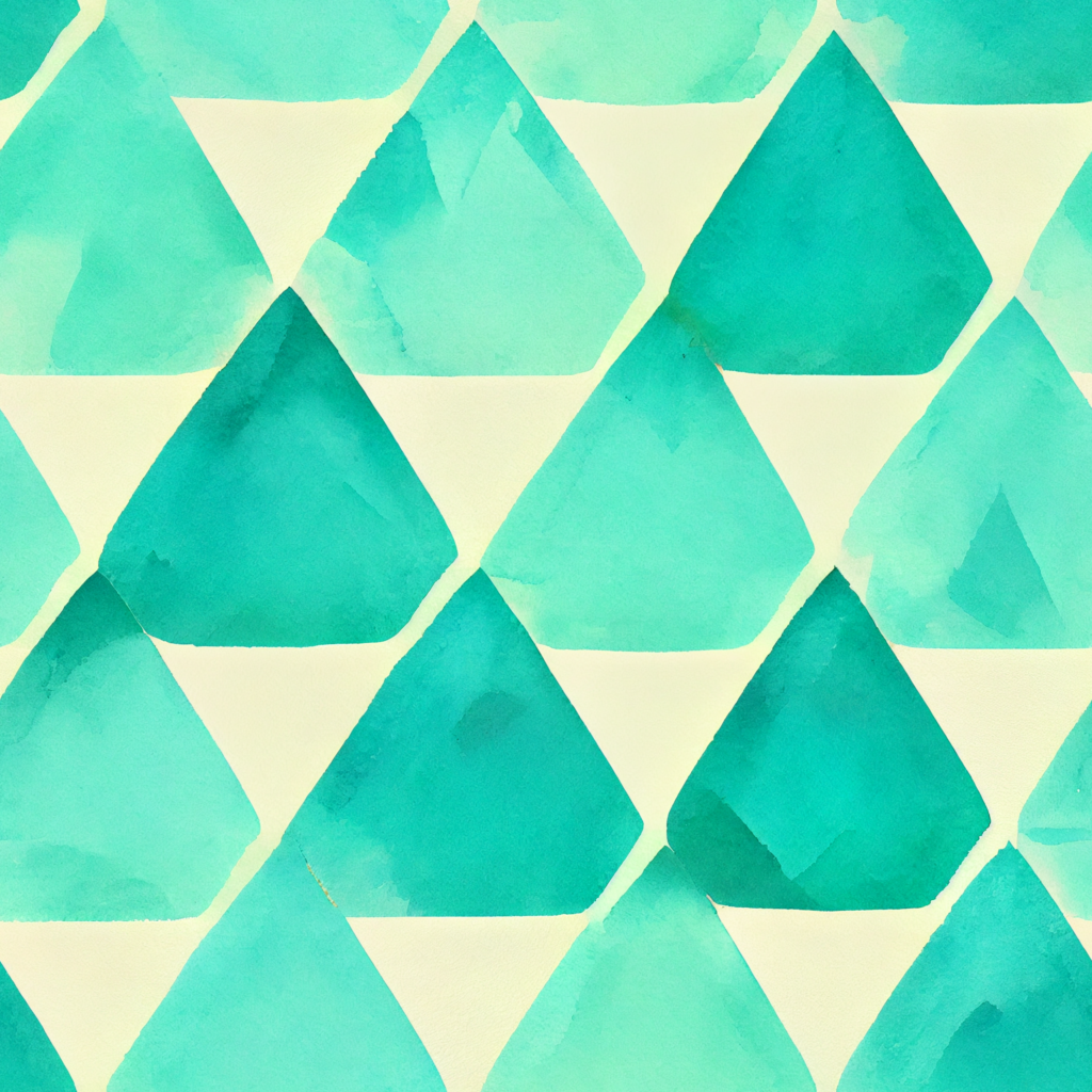 Image of Pattern Repeating of triangle design geometric blue turquoise