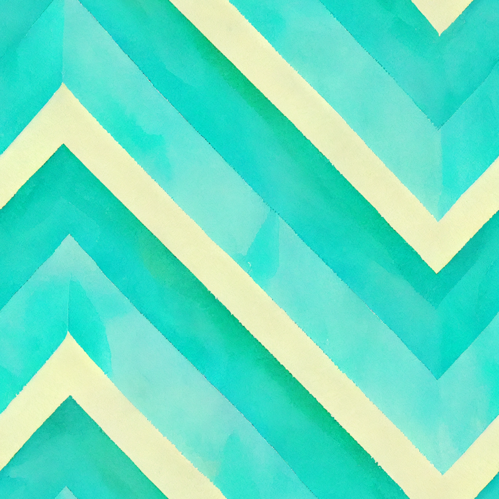 Image of Pattern Repeating of blue turquoise chevron design